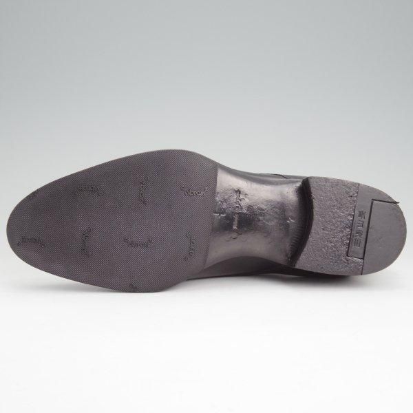 極美品★三陽山長 SIZE 7【定価￥94,600-★源四郎/ダブルモンク/R2010ラスト】カーフ/黒/メンズ/GENSHIRO/Sanyo Yamacho★m456