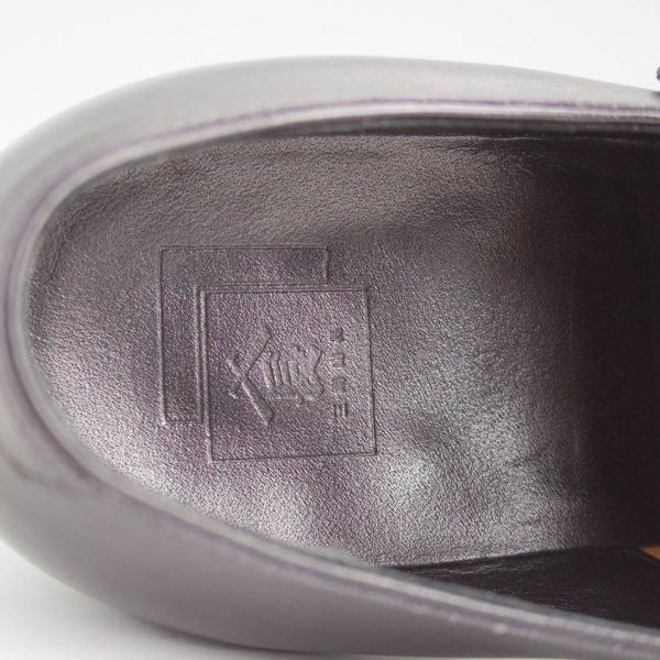極美品★三陽山長 SIZE 7【定価￥94,600-★源四郎/ダブルモンク/R2010ラスト】カーフ/黒/メンズ/GENSHIRO/Sanyo Yamacho★m456