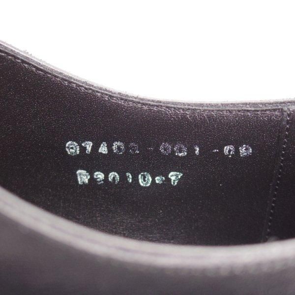 極上★三陽山長 SIZE 7【定価￥121,000-★勘三郎/Uチップ/R2010ラスト】カーフ/黒/メンズ/KANZABURO/Sanyo Yamacho★m458