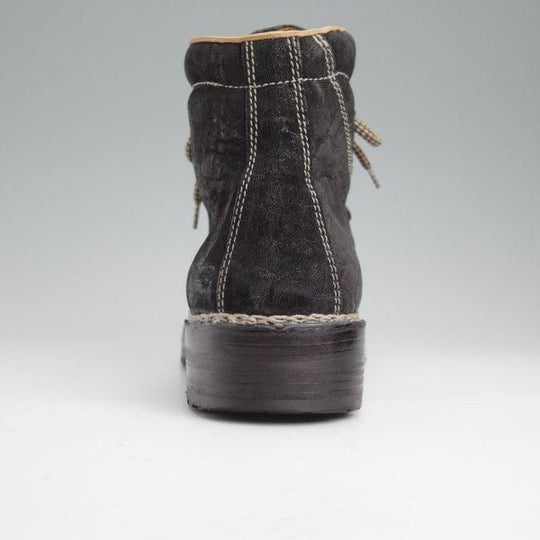 極上★(伊)F.LLIジャコメッティ SIZE 41【定価￥220,000-★象革/エレファントレザー/マルモラーダ】FG105/ブーツ/黒/Giacometti★m461
