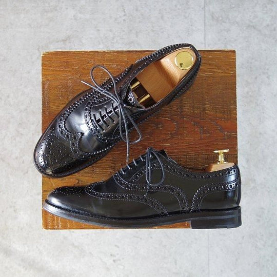 極上★チャーチ(レディース) SIZE 35.5【定価￥176,000-★バーウッド/BURWOOD WG】ポリッシュドバインダーカーフ/黒/Church's★m479