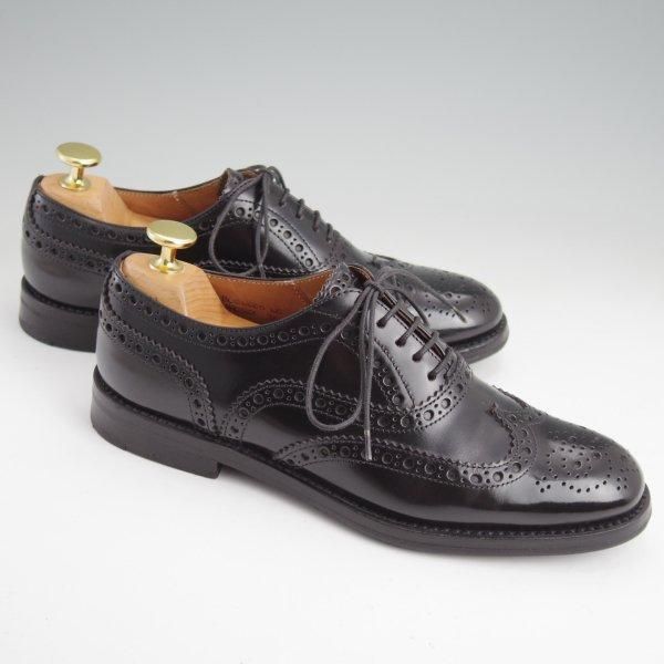 極上★チャーチ(レディース) SIZE 35.5【定価￥176,000-★バーウッド/BURWOOD WG】ポリッシュドバインダーカーフ/黒/Church's★m479