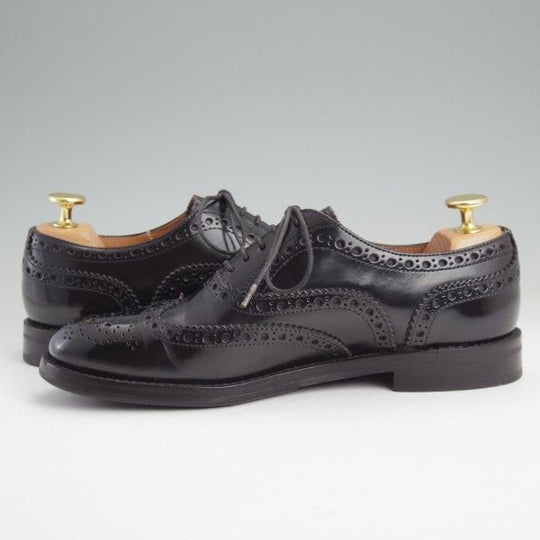 極上★チャーチ(レディース) SIZE 35.5【定価￥176,000-★バーウッド/BURWOOD WG】ポリッシュドバインダーカーフ/黒/Church's★m479