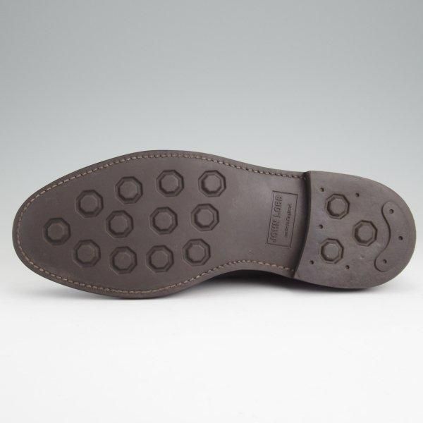 美品★ジョンロブ 6.5E【定価￥267,300-★MORVAL/(水牛)バッファローレザー仕様】0015ラスト/ダブルモンク/黒/メンズ/JOHN LOBB★m480