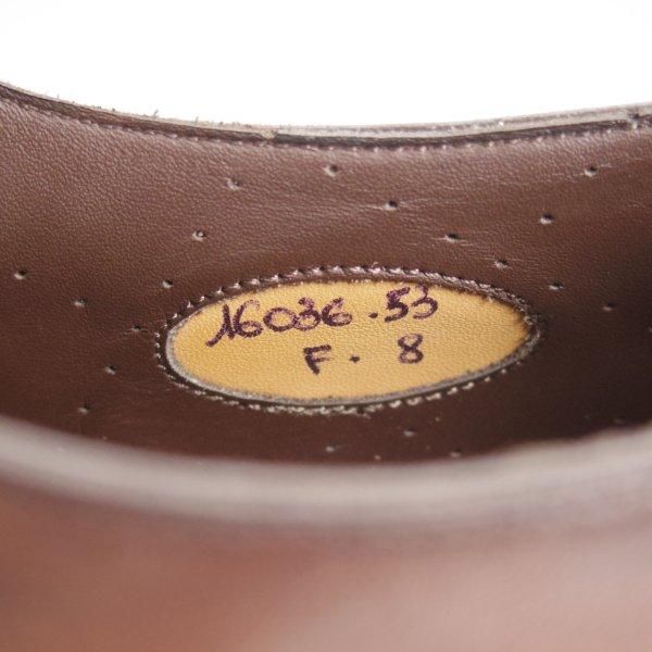 極美品★(伊)サントーニ SIZE 8【定価￥140,800-★グッドイヤーウェルテッド製法/ダブルモンク】16036/カーフ/濃茶/メンズ/Santoni★m482