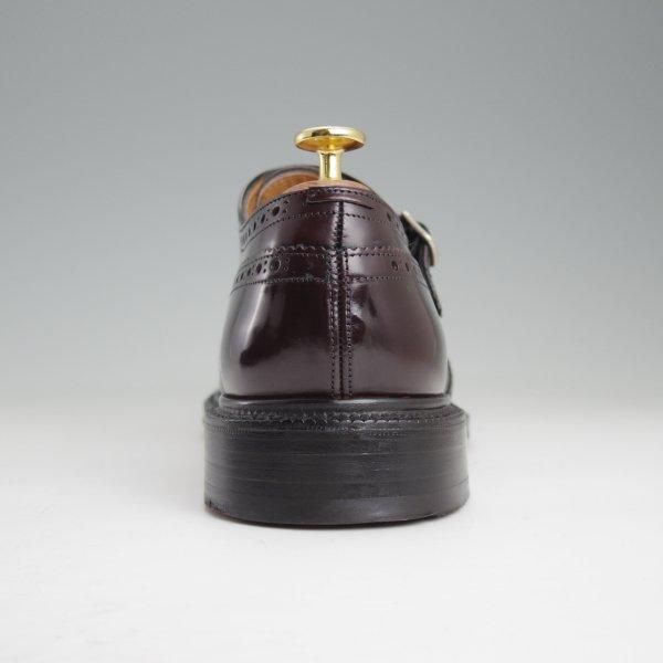 美品★チャーチ 80F/UK8【現行5都市ロゴ★ダブルモンク/MONKTON/173ラスト】ロイスカーフ/赤茶/メンズ/Church's★m492