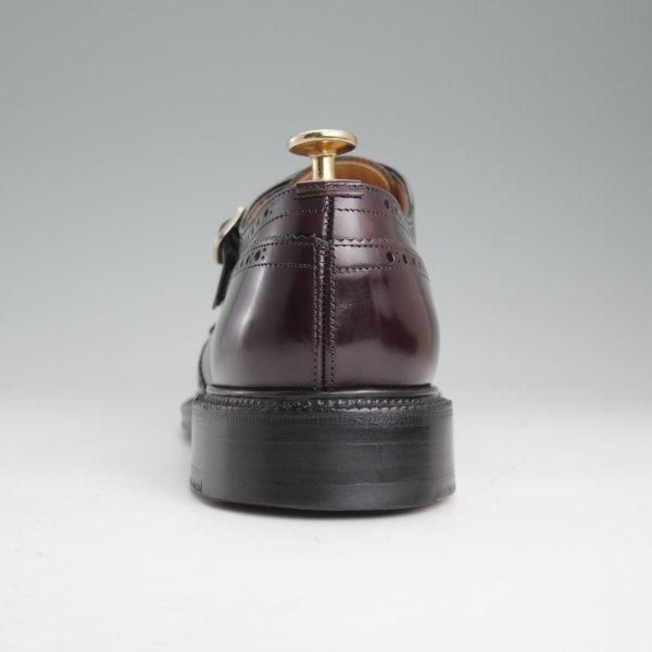 美品★チャーチ 80F/UK8【現行5都市ロゴ★ダブルモンク/MONKTON/173ラスト】ロイスカーフ/赤茶/メンズ/Church's★m492