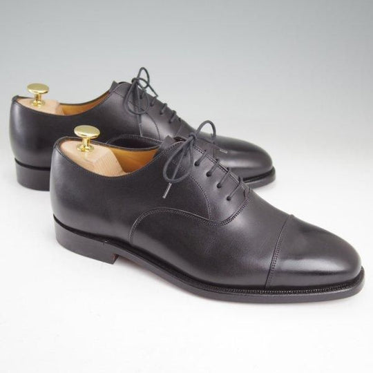★(英)グレンソン 6.5F【貴重★footmaster/フットマスター】ストレートチップ/カーフ/黒/メンズ/GRENSON★m495