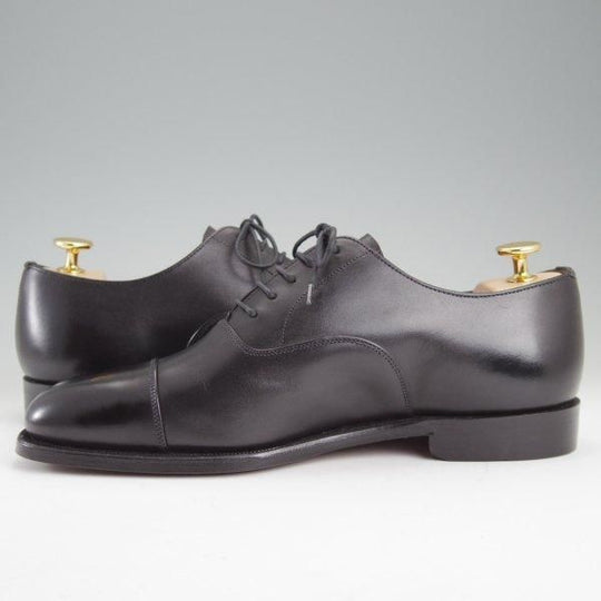 ★(英)グレンソン 6.5F【貴重★footmaster/フットマスター】ストレートチップ/カーフ/黒/メンズ/GRENSON★m495