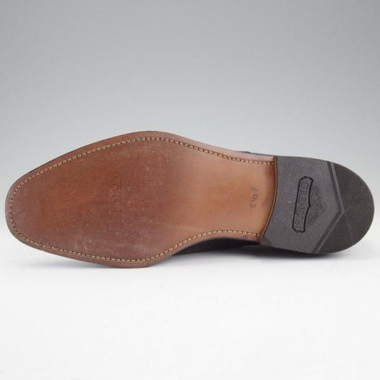 ★(英)グレンソン 6.5F【貴重★footmaster/フットマスター】ストレートチップ/カーフ/黒/メンズ/GRENSON★m495
