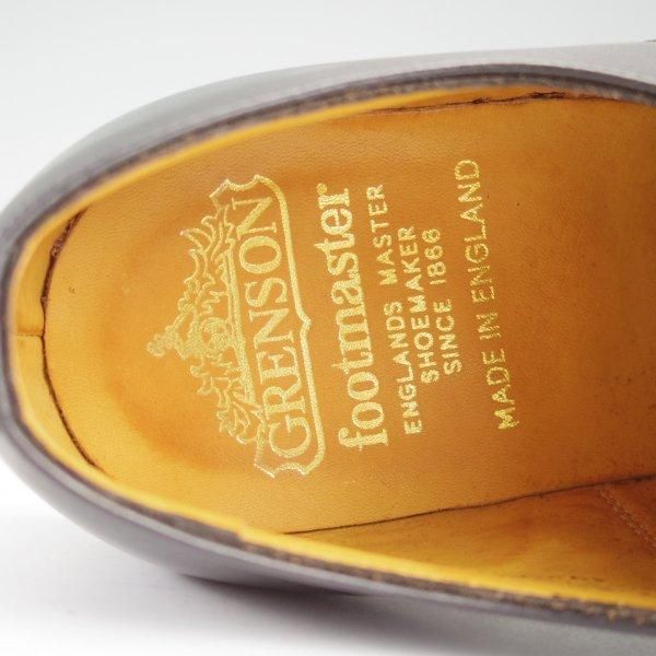 ★(英)グレンソン 6.5F【貴重★footmaster/フットマスター】ストレートチップ/カーフ/黒/メンズ/GRENSON★m495