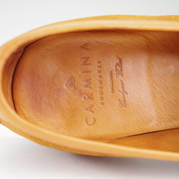 極上★(スペイン製)カルミナ SIZE 6【定価￥79,200-★タッセルローファー/80833】SINEUラスト/スエード/茶/メンズ/CARMINA★m498