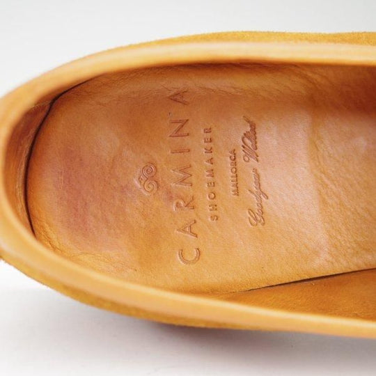 極上★(スペイン製)カルミナ SIZE 6【定価￥79,200-★タッセルローファー/80833】SINEUラスト/スエード/茶/メンズ/CARMINA★m498