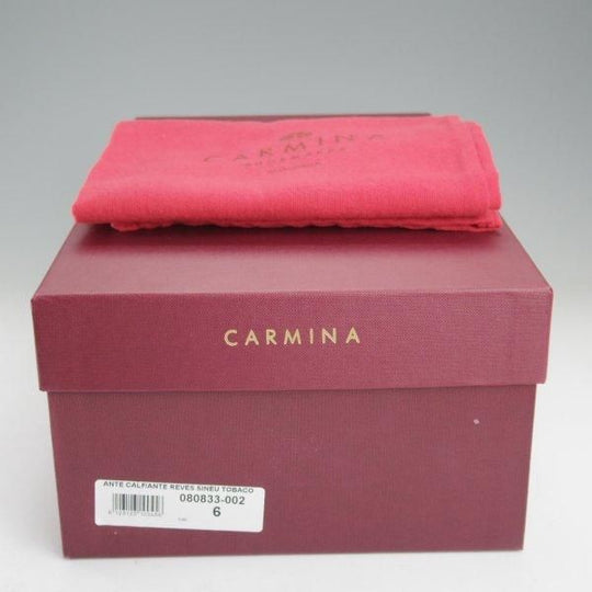 極上★(スペイン製)カルミナ SIZE 6【定価￥79,200-★タッセルローファー/80833】SINEUラスト/スエード/茶/メンズ/CARMINA★m498