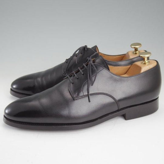 極上★(スペイン製)カルミナ SIZE 7.5【★プレーントゥ/80602】カーフ/黒/メンズ/CARMINA★m499
