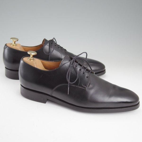 極上★(スペイン製)カルミナ SIZE 7.5【★プレーントゥ/80602】カーフ/黒/メンズ/CARMINA★m499
