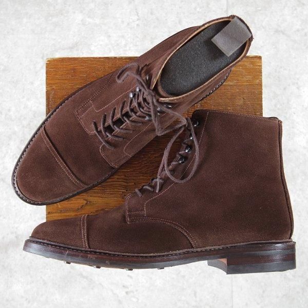 ほぼ試着程度★クロケット&ジョーンズ UK9/US9.5D【貴重★ブルックスブラザーズ別注/Peal&co/ダイナイトソール】ブーツ/濃茶★m503