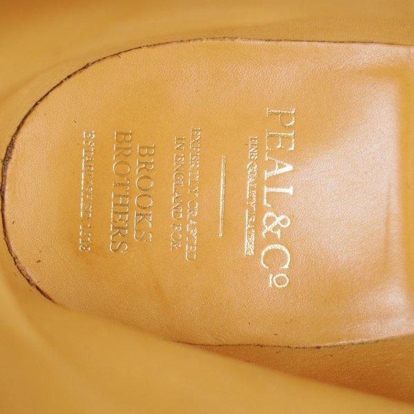 ほぼ試着程度★クロケット&ジョーンズ UK9/US9.5D【貴重★ブルックスブラザーズ別注/Peal&co/ダイナイトソール】ブーツ/濃茶★m503