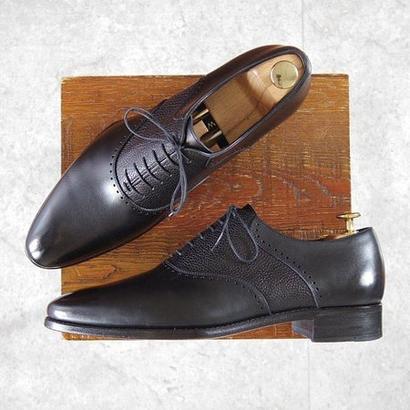 極美品★三陽山長 SIZE 8【貴重★ユナイテッドアローズ別注/サドルシューズ】黒/メンズ/UNITED ARROWS/Sanyo Yamacho★m504