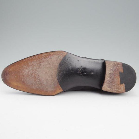 極美品★三陽山長 SIZE 8【貴重★ユナイテッドアローズ別注/サドルシューズ】黒/メンズ/UNITED ARROWS/Sanyo Yamacho★m504