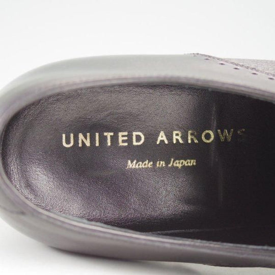 極美品★三陽山長 SIZE 8【貴重★ユナイテッドアローズ別注/サドルシューズ】黒/メンズ/UNITED ARROWS/Sanyo Yamacho★m504