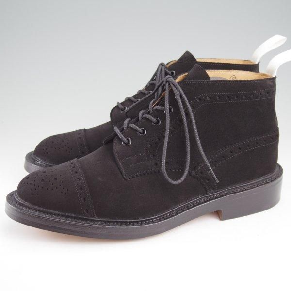 ほぼ未使用★トリッカーズ SIZE 8【現行定価￥132,000-★チャッカ丈のカントリーブーツ/GOODOL&Co別注】M7473/黒/Tricker's★m505
