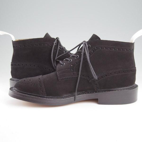 ほぼ未使用★トリッカーズ SIZE 8【現行定価￥132,000-★チャッカ丈のカントリーブーツ/GOODOL&Co別注】M7473/黒/Tricker's★m505