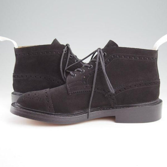 ほぼ未使用★トリッカーズ SIZE 8【現行定価￥132,000-★チャッカ丈のカントリーブーツ/GOODOL&Co別注】M7473/黒/Tricker's★m505