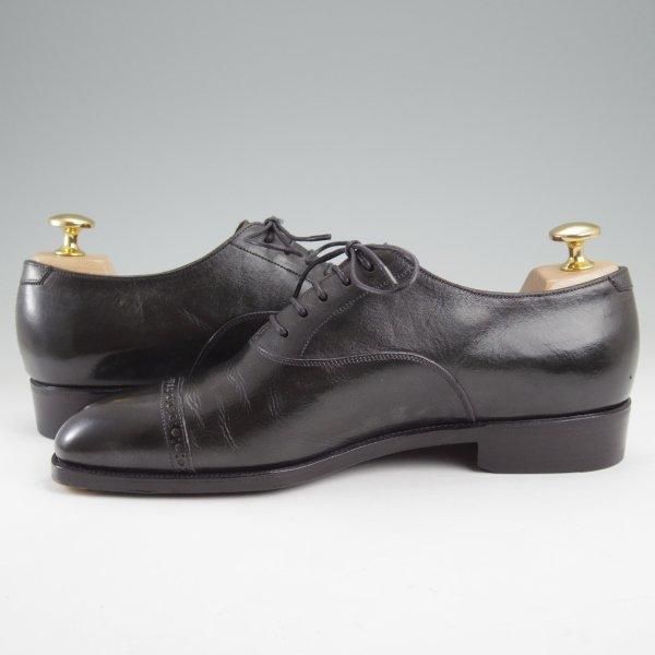 極上★Iron Dress/アイアンドレス UK5.5程度【ハンドソーンウェルテッド製法★純正シューツリー付/Tuscany Waxed Bull hide】黒★m509
