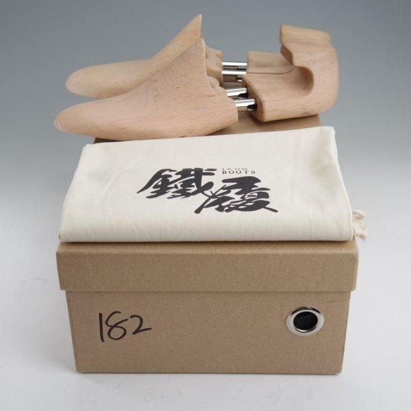極上★Iron Dress/アイアンドレス UK5.5程度【ハンドソーンウェルテッド製法★純正シューツリー付/Tuscany Waxed Bull hide】黒★m509