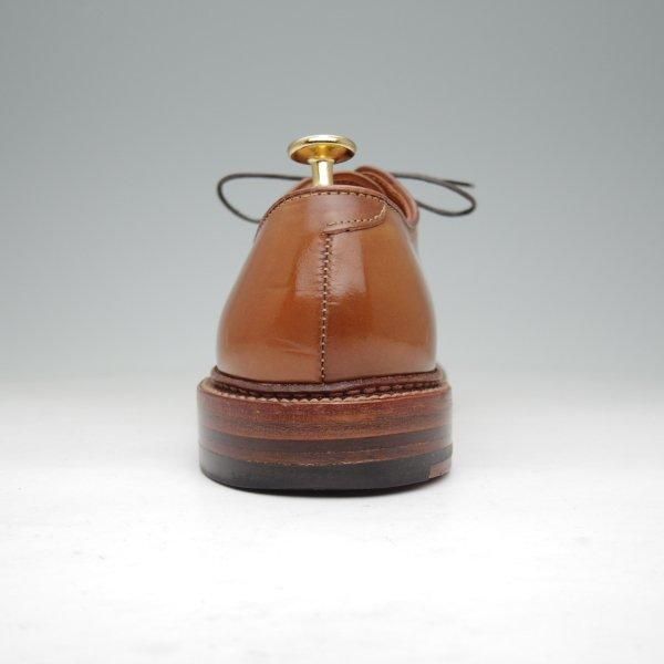美品★オールデン 6.5D【貴重★ウイスキーコードバン/茶】9905/バリーラスト/プレーントゥ/メンズ/ALDEN★m514