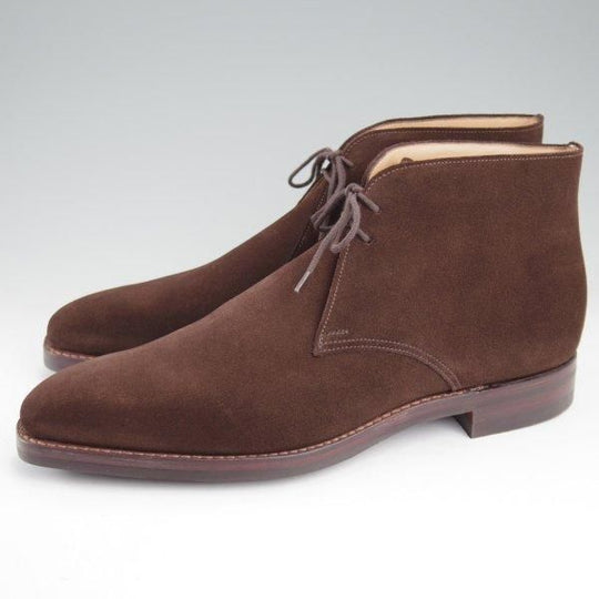 未使用★クロケット&ジョーンズ 8.5E【定価￥104,500-★ダイナイトソール/TETBURY】348ラスト/チャッカブーツ/濃茶/Crockett&Jones★m517