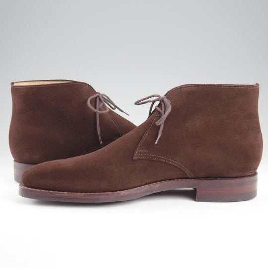 未使用★クロケット&ジョーンズ 8.5E【定価￥104,500-★ダイナイトソール/TETBURY】348ラスト/チャッカブーツ/濃茶/Crockett&Jones★m517