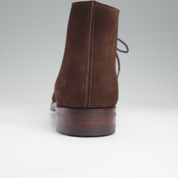 未使用★クロケット&ジョーンズ 8.5E【定価￥104,500-★ダイナイトソール/TETBURY】348ラスト/チャッカブーツ/濃茶/Crockett&Jones★m517