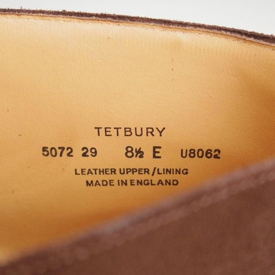 未使用★クロケット&ジョーンズ 8.5E【定価￥104,500-★ダイナイトソール/TETBURY】348ラスト/チャッカブーツ/濃茶/Crockett&Jones★m517