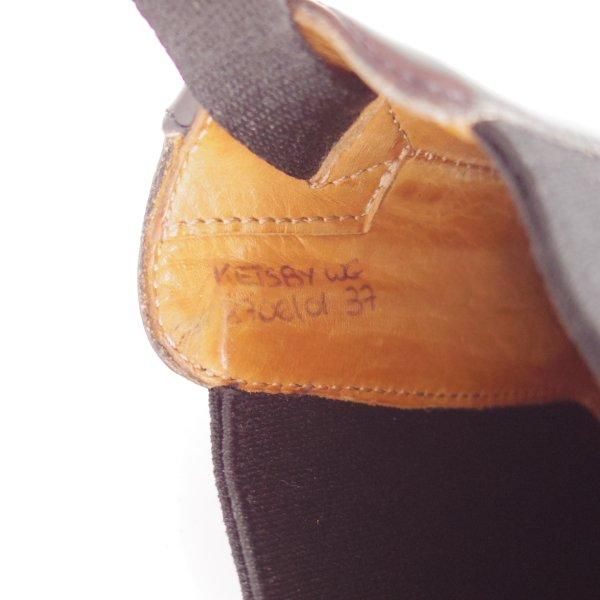 極上★チャーチ(レディース) SIZE 37【定価￥176,000-★KETSBY WG/サイドゴアブーツ】ポリッシュドバインダーカーフ/黒/Church's★m519