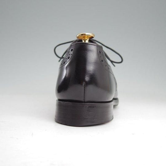 ★トリッカーズ SIZE 7.5【現行定価10万円以上★CAMBRIDGE/セミブローグ】9518/カーフ/黒/メンズ/Tricker's★m524