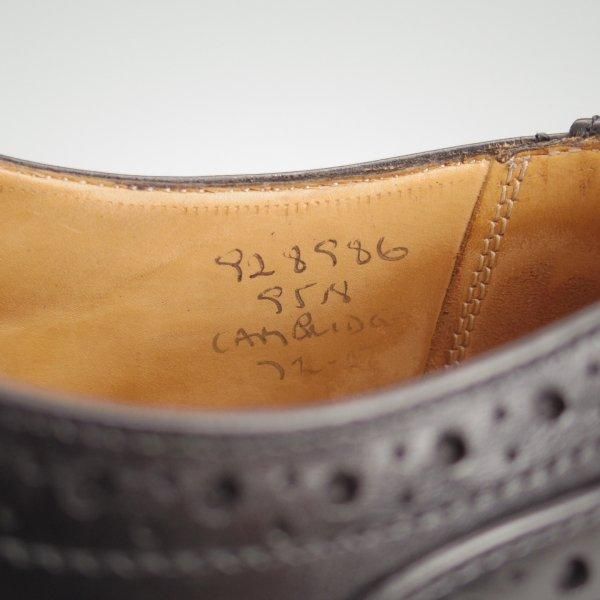 ★トリッカーズ SIZE 7.5【現行定価10万円以上★CAMBRIDGE/セミブローグ】9518/カーフ/黒/メンズ/Tricker's★m524