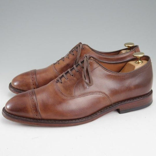 ★(米)アレンエドモンズ 8EE【現行定価10万円程度★パンチドキャップトゥ/Fifth Avenue】カーフ/濃茶/ALLEN EDMONDS★m526