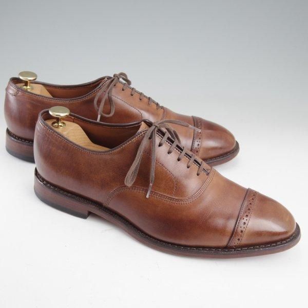 ★(米)アレンエドモンズ 8EE【現行定価10万円程度★パンチドキャップトゥ/Fifth Avenue】カーフ/濃茶/ALLEN EDMONDS★m526