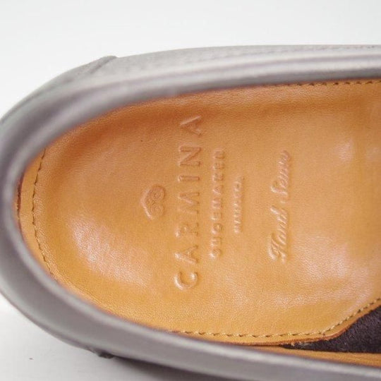 美品★(スペイン製)カルミナ SIZE 6.5【★コインローファー/80668】XIMラスト/カーフ/黒/メンズ/CARMINA★m528
