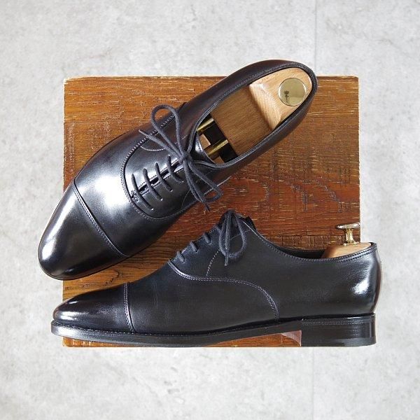 極美品★ジョンロブ 5.5E【定価￥215,600-★CITY 2/シティ/7000ラスト】ストレートチップ/カーフ/黒/メンズ/JOHN LOBB★m529