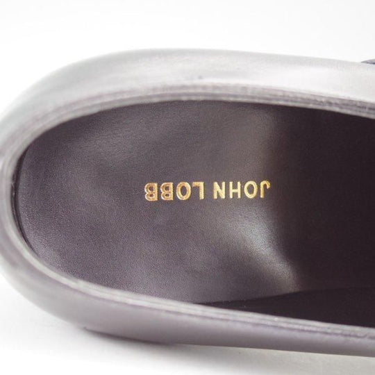 極美品★ジョンロブ 5.5E【定価￥215,600-★CITY 2/シティ/7000ラスト】ストレートチップ/カーフ/黒/メンズ/JOHN LOBB★m529