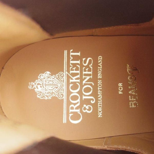 ほぼ未使用★クロケット&ジョーンズ 7E【現行定価12万円程度★BEAMS F別注/サイドゴアブーツ/CHELSEA 3】カーフ/黒/Crockett&Jones★m531