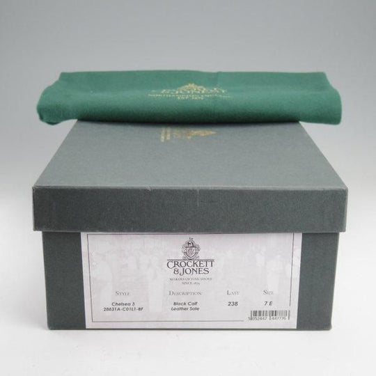 ほぼ未使用★クロケット&ジョーンズ 7E【現行定価12万円程度★BEAMS F別注/サイドゴアブーツ/CHELSEA 3】カーフ/黒/Crockett&Jones★m531