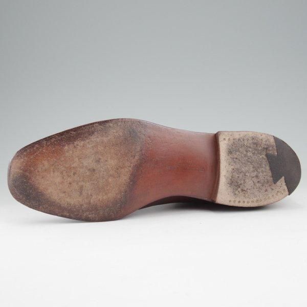 極上★クロケット&ジョーンズ 6.5E【現行定価12万円程度★BEAMS F別/サイドゴアブーツ/CHELSEA】カーフ/濃茶/Crockett&Jones★m533