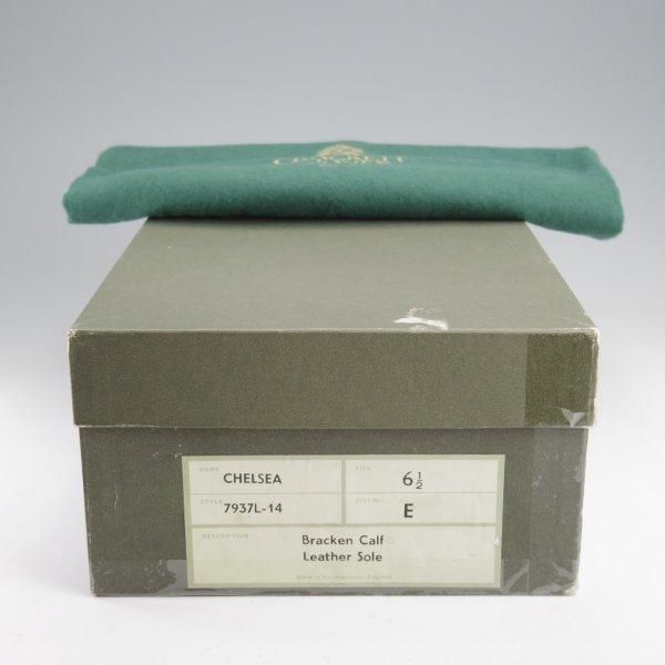 極上★クロケット&ジョーンズ 6.5E【現行定価12万円程度★BEAMS F別/サイドゴアブーツ/CHELSEA】カーフ/濃茶/Crockett&Jones★m533