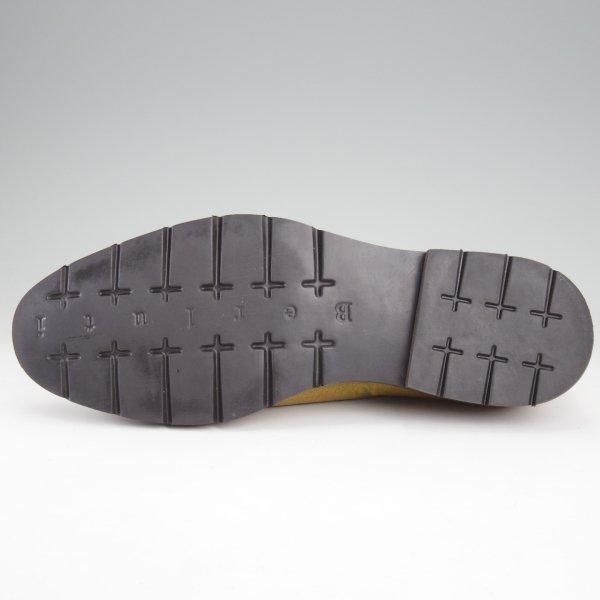 極美品★(仏)ベルルッティ SIZE 7【貴重★ステッチダウン×ブラックラピド製法/ホールカット】薄緑〜茶系パティーヌ/Berluti★m538