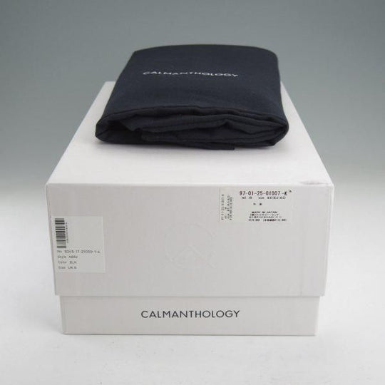極上★CALMANTHOLOGY/カルマンソロジー SIZE 8【定価￥129,800-★(仏)デュプイ社のサドルカーフ/A862】Uチップ/黒/メンズ★m539