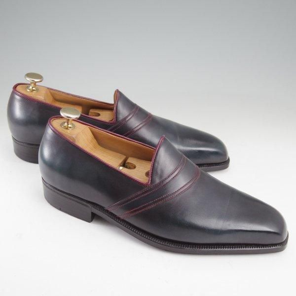極美品★(仏)ベルルッティ UK7程度【オーダー価格100万円〜★ビスポーク品/シュール・ムジュール】純正ツリー付/ローファー/Berluti★m541